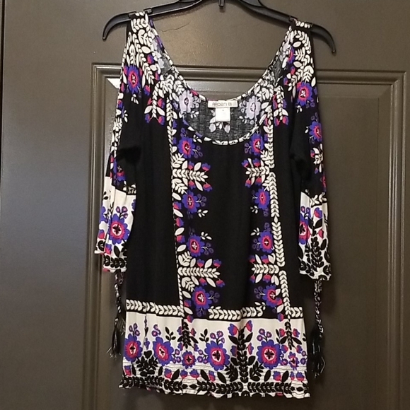 Arden B Casual Stylish Print Top. Sz. M. - Picture 1 of 8